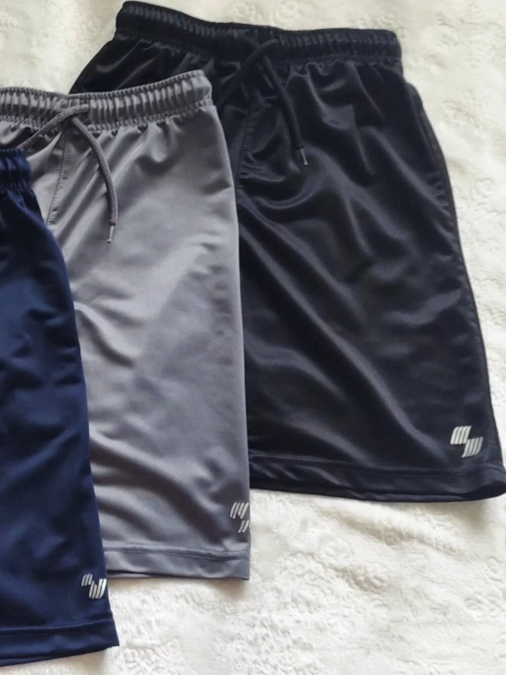 Boys Basketball Shorts 3-pack Large